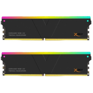Memoria RAM V-Color Manta Sky RGB DDR5 32GB (2x16GB) 6400MHz CL32 Negra AMD EXPO