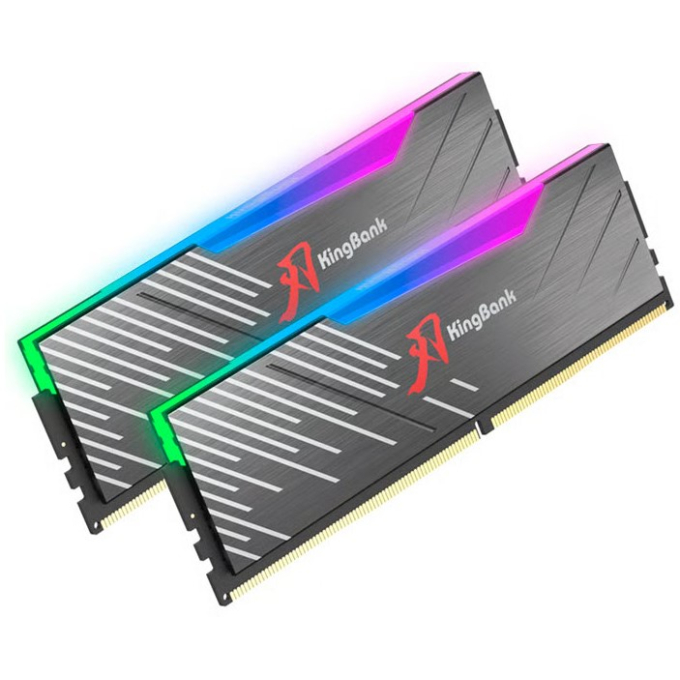 Memoria RAM KingBank KRRB DDR5 32GB (2x16GB) 6000MHz RGB CL30 Negra K5.01.FLM5ED9402 / KINGBACK