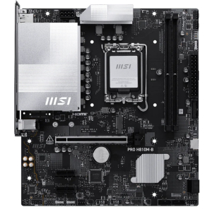 Placa Madre MSI PRO H810M-B, Socket LGA 1851, Micro-ATX, DDR5, PCIe 4.0, M.2 NVMe, HDMI, DisplayPort
