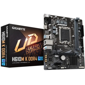 Placa Madre GIGABYTE H610M K DDR4, Socket LGA1700, Micro-ATX, M.2 NVMe, PCIe 4.0, USB 3.2, HDMI / Gigabyte