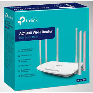 Router Inalambrico TP-Link Archer C86 AC1900 Doble Banda Gigabit, 6 Antenas Externas, MIMO 3x3, EasyMesh / TP-LINK