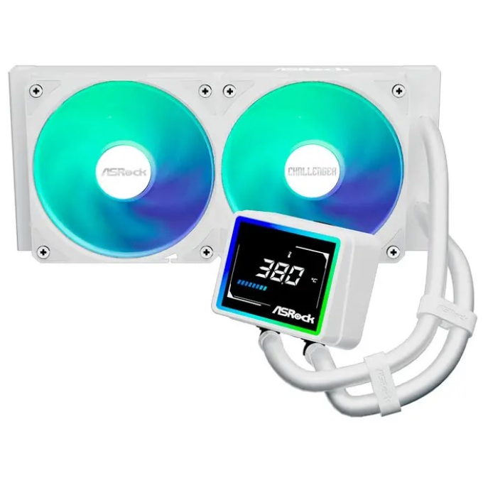 Sistema de Enfriamiento Liquido ASRock Challenger 240 Digital Blanco / ASROCK