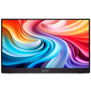 Monitor Portatil Acer PM161Q Jkmiuux 15.6 Full HD, IPS, USB Type-C, Mini HDMI, Ultra Delgado, Gold