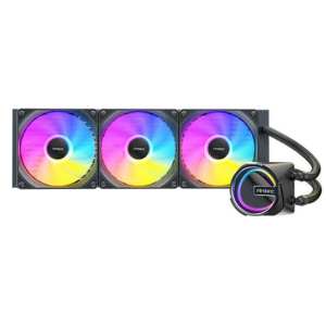 Cooler Liquido AIO Antec SKELETON 360 ARGB Negro, 3 Ventiladores ARGB de 120mm, 0-761345-40066-4