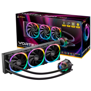 Cooler Liquido AIO Antec VORTEX 360 ARGB Negro, 3 Ventiladores ARGB de 120mm, 0-761345-74047-0 / ANTEC