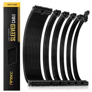 Kit de Extension de Cables para Fuente de Poder Antec 6 Piezas Negro 0-761345-77503-8