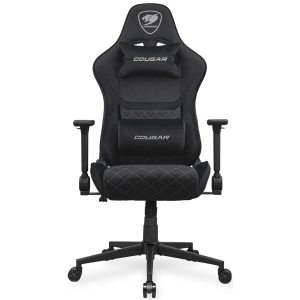 Silla Gamer Cougar Armor One V2 Tapizado en Lino Transpirable, Estructura de Acero, Reclinable 155 Grados, Reposabrazos 2D, CGR-A2F-BLB