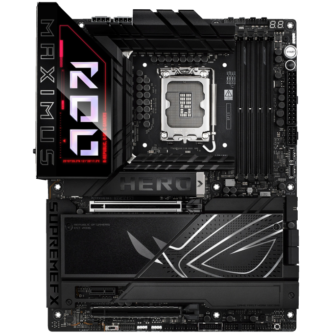 Placa madre ASUS ROG MAXIMUS Z890 HERO ATX, Socket LGA1851, Intel Z890, DDR5, Wi-Fi 7, Thunderbolt 4, ROG MAXIMUS Z890 HERO / ROG