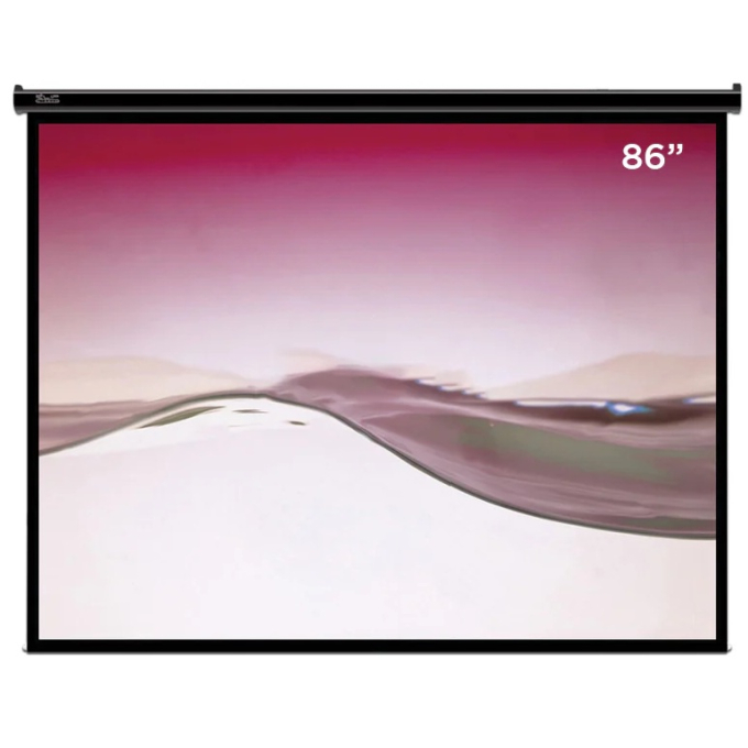 Pantalla de Proyeccion Klip Xtreme KPS-302 de 86pulgadas (218 cm), Formato 4:3, Pared y Techo, Blanco Mate, KPS-302 / Klip Xtreme