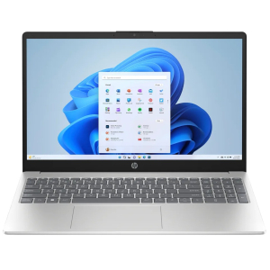 Laptop HP Clamshell 15.6 Full HD, AMD Ryzen 7 7730U, 8GB DDR4, SSD 512GB NVMe, Windows 11 Home, Silver, C92PXLA#ABM