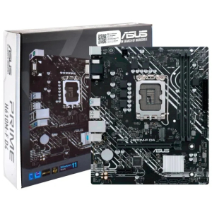 Placa madre ASUS PRIME H610M-F D4 R2.0 Micro-ATX, Socket LGA1700, Intel H610, 2x DDR4, HDMI / D-Sub, PRIME H610M-F D4 R2.0 / ASUS
