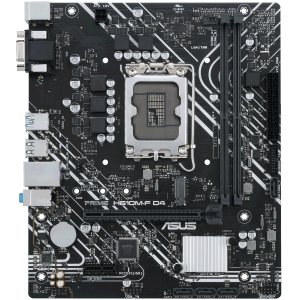 Placa madre ASUS PRIME H610M-F D4 R2.0 Micro-ATX, Socket LGA1700, Intel H610, 2x DDR4, HDMI / D-Sub, PRIME H610M-F D4 R2.0
