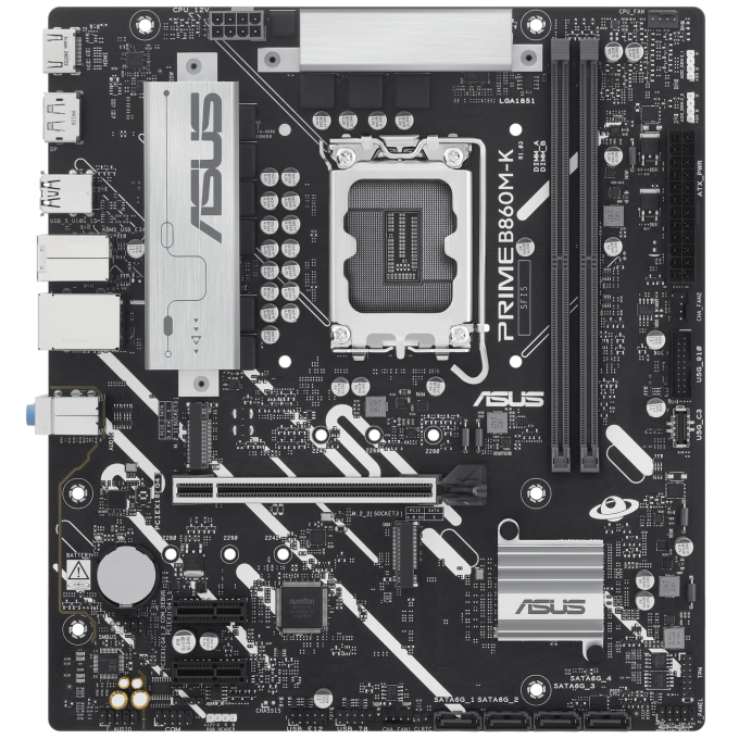 Placa madre ASUS PRIME B860M-K Micro-ATX, Socket LGA1851, Intel B860, 2x DDR5, HDMI / DisplayPort, PRIME B860M-K / ASUS