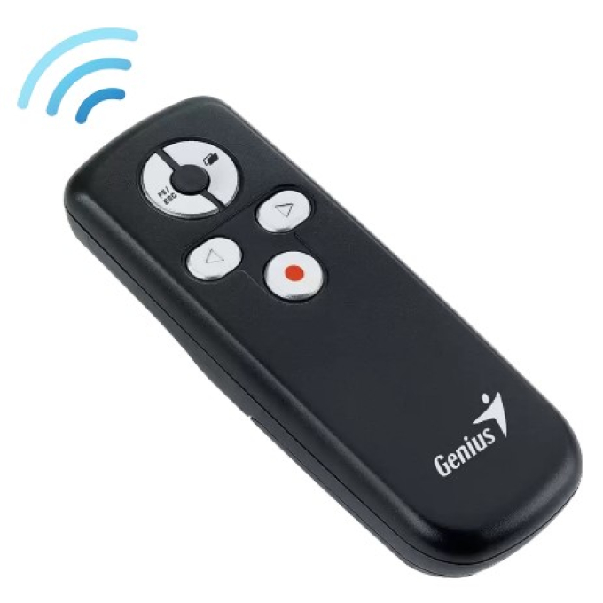 Presentador Genius Media Pointer 100 con Puntero Laser Negro 31090015100 / GENIUS