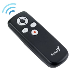 Presentador Genius Media Pointer 100 con Puntero Laser Negro 31090015100