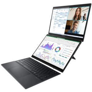 Laptop ASUS Zenbook Duo UX8406CA-PZ073W Intel Core Ultra 9 285H 1TB SSD 32GB RAM 14pulgadas 2880x1800 3K 120Hz Win 11 90NB14X1-M007Y0 / ASUS