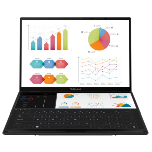 Laptop ASUS Zenbook Duo UX8406CA-PZ073W Intel Core Ultra 9 285H 1TB SSD 32GB RAM 14 2880x1800 3K 120Hz Win 11 90NB14X1-M007Y0