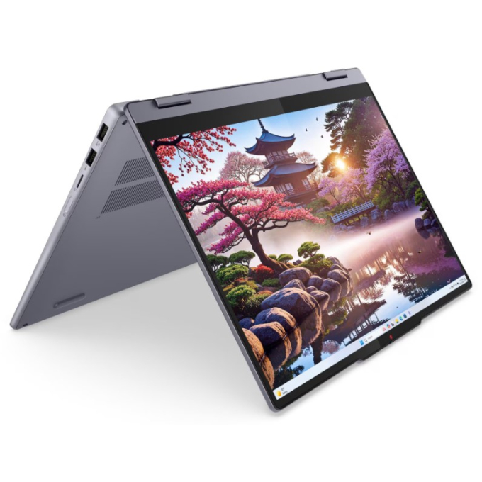 Laptop Lenovo IdeaPad5 2 en 1 Gen 10 Ryzen AI 7 350 512GB SSD 16GB RAM 14pulgadas 1920x1200 WUXGA Tactil 83KT006NLM / LENOVO