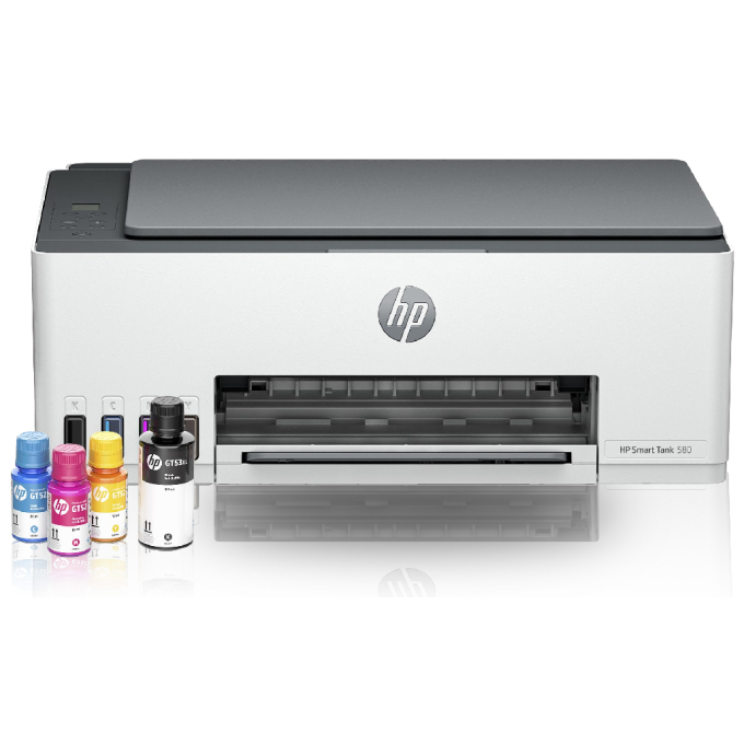 Impresora Multifuncional HP Smart Tank 580 WiFi Tinta Continua, 1F3Y2A / 1F3Y2A#AKY / HP