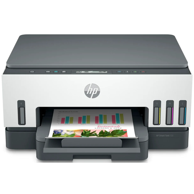 Impresora Multifuncional HP Smart Tank 720 WiFi Duplex Tinta Continua, 6UU46A#AKY / HP
