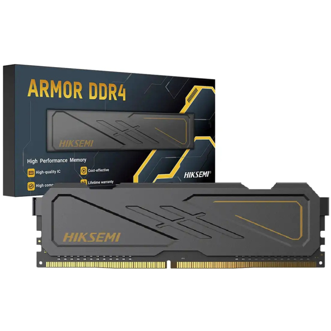 Memoria RAM Hiksemi Armor 16GB, DDR4, 3200MHz, UDIMM, HSC416U32Z2 / HIKSEMI