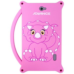 Tablet Advance Intro TR6955 7pulgadas 1024x600 IPS 3G Dual SIM 2GB RAM 32GB Android 11 Go Dino Pink / Advance