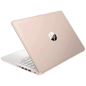 Laptop HP 14-DQ6105 14pulgadas 1366x768 HD Intel N150 4GB RAM 128GB UFS Win 11 Pale Rose Gold / HP