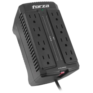 Estabilizador Forza FVR-902 900VA 8 Tomas Universal NEMA / Forza