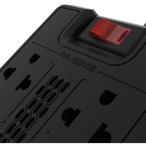Estabilizador Forza FVR-1222USB 1200VA 600W 8 Tomas 2 USB / Forza