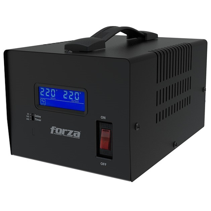 Estabilizador Forza FVR-6002 6000VA 3 Tomas AC 220V / Forza