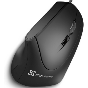 Mouse Vertical Ergonomico Klip Xtreme Krown optico 6 Botones Cableado USB Diestro KMO-506 / Klip Xtreme