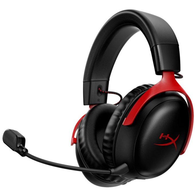 Audifono con Microfono Inalambrico HyperX Cloud III S Wireless Negro/Rojo A59Z0AA / HyperX