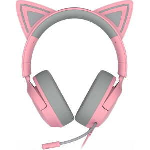 Audifono con Microfono Razer Kraken Kitty V3 X Multiplataforma 7.1 40mm Quartz RZ04-05350100-R3U1 / RAZER