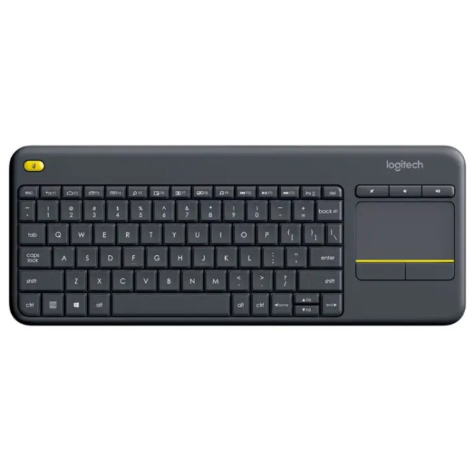 Teclado Inalambrico Logitech K400 Plus Touchpad Negro 920-007123 / LOGITECH