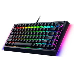 Teclado Gamer Razer BlackWidow V4 75% Mecanico Switch Orange Hot-Swappable Chroma Negro RZ03-05003400-R3U1 / RAZER