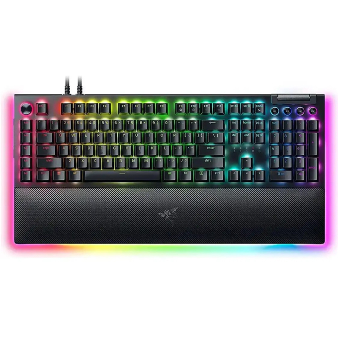 Teclado Gamer Razer BlackWidow V4 Pro Mecanico USB-C Switch Green Chroma Negro RZ03-04680200-R3U1 / RAZER
