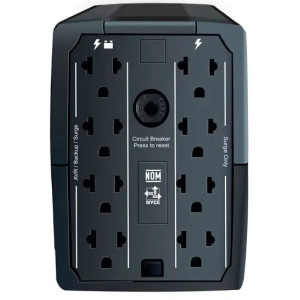 UPS CDP R-UPR508I 500VA/250W 8 Salidas 5 Puertos USB 1 Puerto USB-C Negro R-UPR508I / CDP