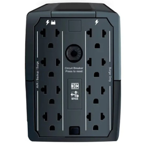 UPS CDP R-UPR758I 750VA/375W 8 Salidas 5 Puertos USB 1 Puerto USB-C Negro R-UPR758I / CDP