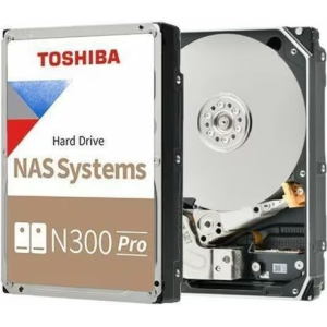 Disco Duro Interno Toshiba N300 Pro 18TB 3.5pulgadas SATA 7200 RPM Grabacion magnetica convencional (CMR) Method - NAS Dispositivo compatible HDWG81JXZSTB / Toshiba