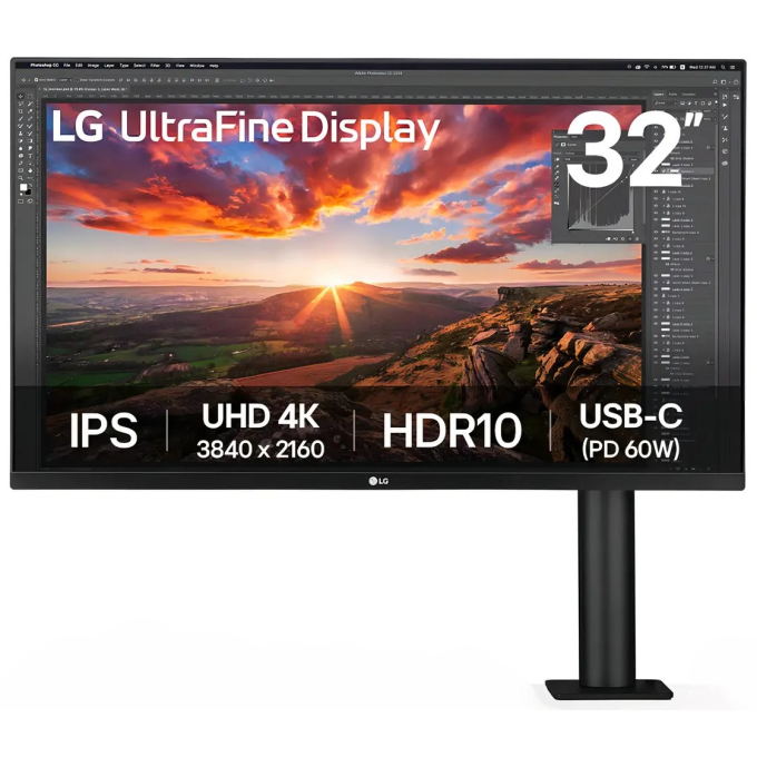 Monitor LG Ergo 31.5pulgadas IPS UHD 4K 3840x2160 con USB-C / LG