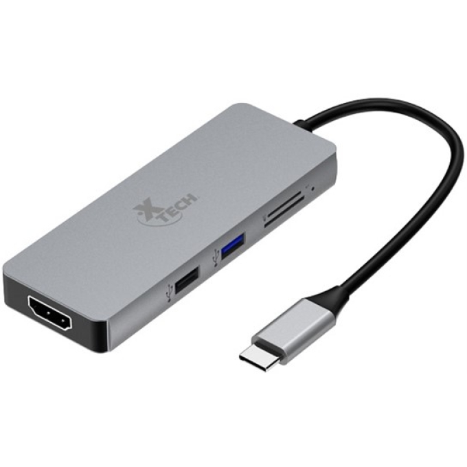 Hub USB-C XTech XTC-564 5 en 1 / Xtech