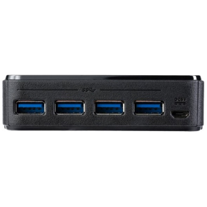 Switch USB 3.0 StarTech HBS304A24A para Compartir Perifericos 4x4 con Hub 8 Puertos / StarTech.com