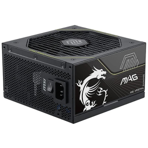 Fuente de Poder MSI MAG A1000PLS PCIE5 1000W 80 Plus Platinum Full Modular ATX 3.1 824142446195 / MSI