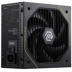 Fuente de Poder MSI MAG A1000PLS PCIE5 1000W 80 Plus Platinum Full Modular ATX 3.1 824142446195 / MSI