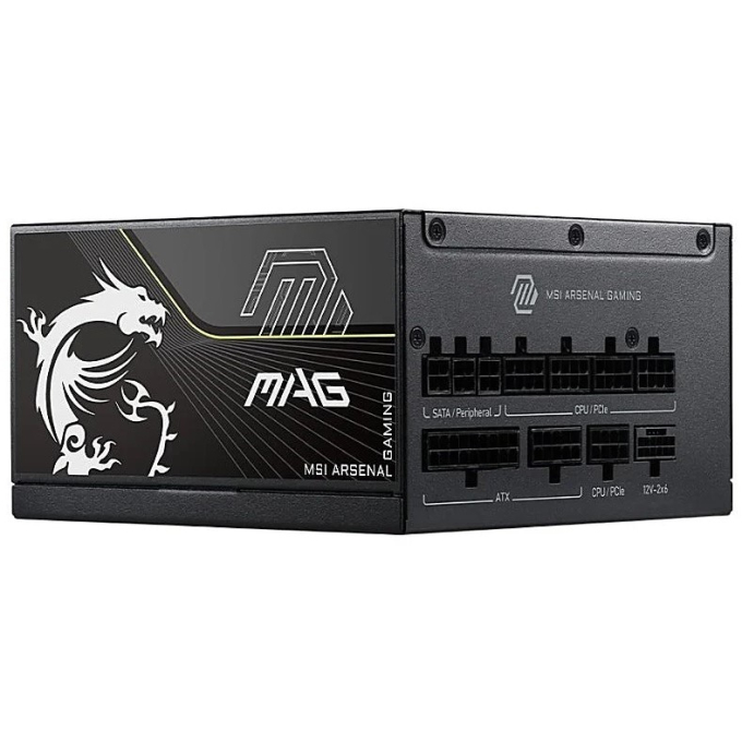 Fuente de Poder MSI MAG A1000PLS PCIE5 1000W 80 Plus Platinum Full Modular ATX 3.1 824142446195 / MSI