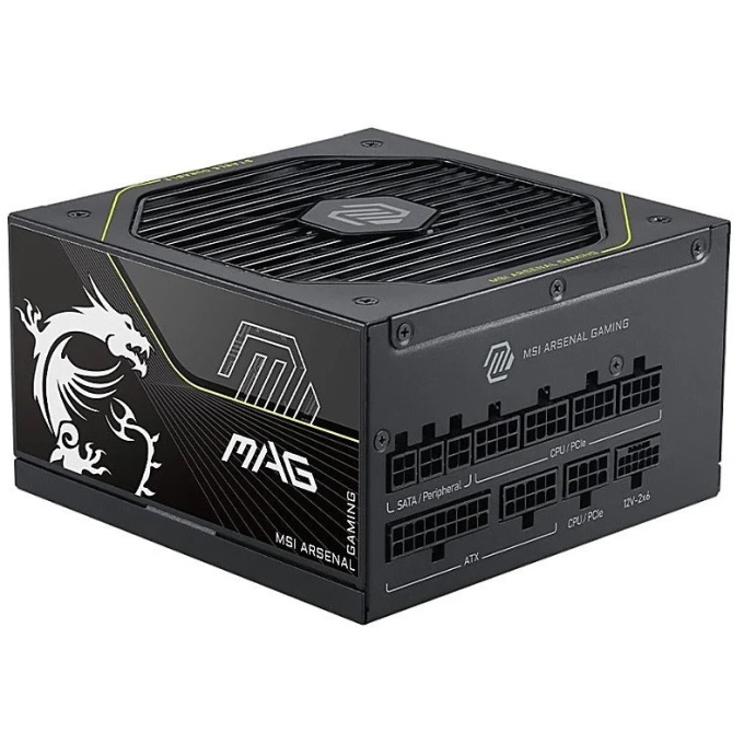 Fuente de Poder MSI MAG A1200PLS 1200W 80 Plus Platinum Full Modular / MSI