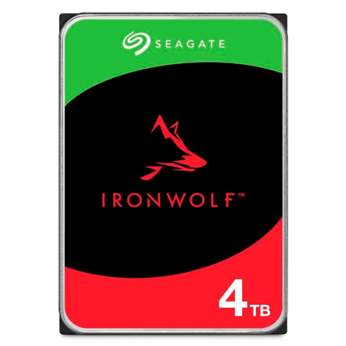 Disco Duro Interno Seagate IronWolf 4TB 3.5pulgadas SATA 6Gb/s 5400 RPM 256MB ST4000VN006 / Seagate