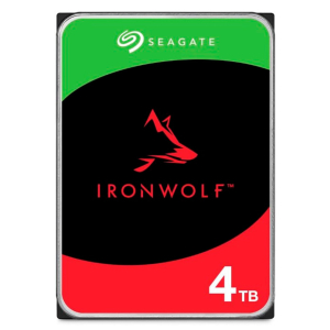 Disco Duro Interno Seagate IronWolf 4TB 3.5 SATA 6Gb/s 5400 RPM 256MB ST4000VN006