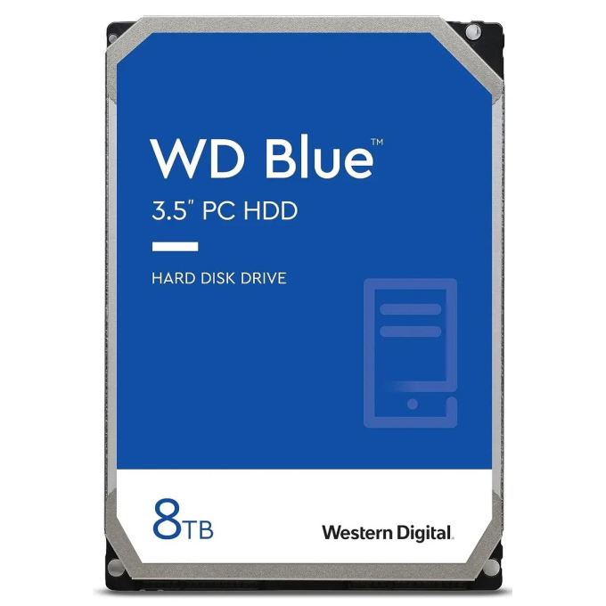 Disco Duro Interno Western Digital WD Blue 8TB 3.5pulgadas SATA 5640 RPM WD80EAAZ / Western Digital