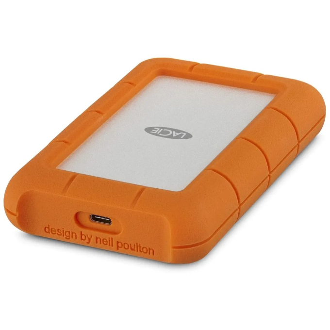 Disco Duro Externo LaCie Rugged USB-C 4TB USB 3.1 Gen 1 Naranja STFR4000800 / Seagate